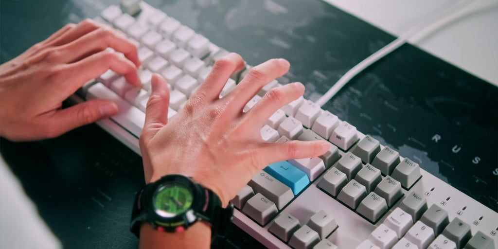 Ulnar deviation example