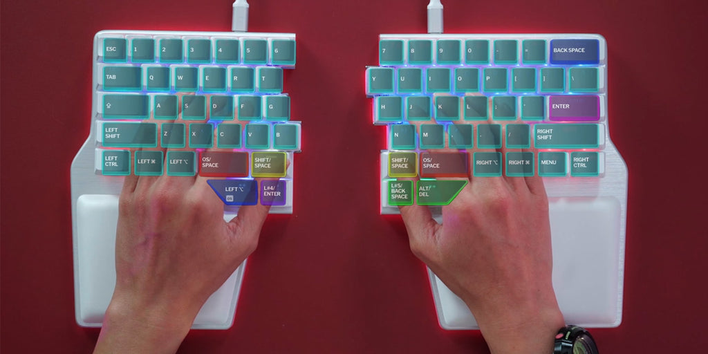 functions of 8 thumbkeys