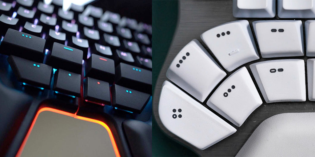 Thumbkeys. Dygma Raise and Dygma Defy