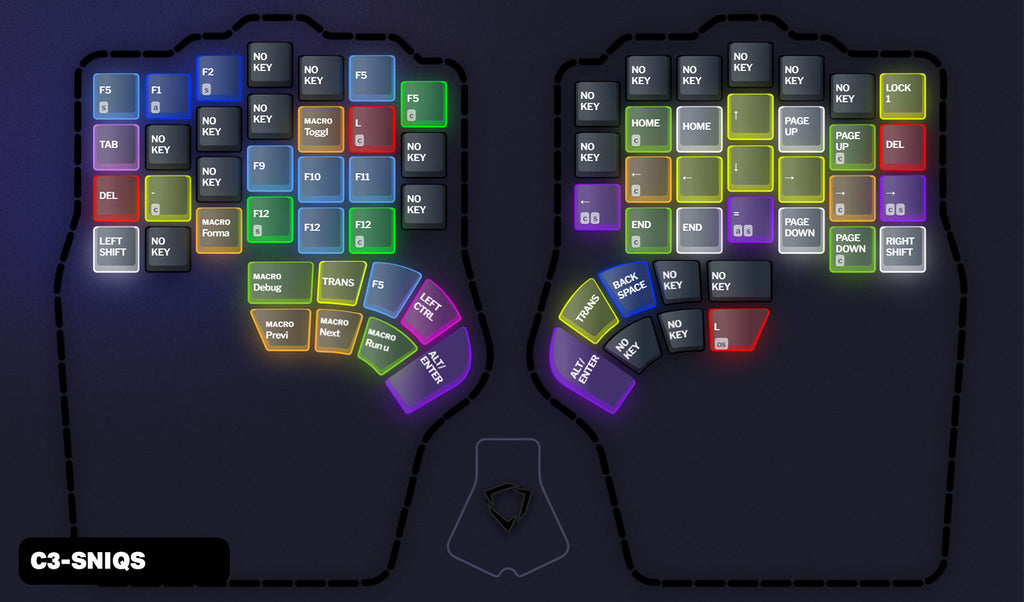 Visual Studio Layer Dygma
