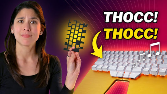 How to install the Dygma Raise sound dampening foam!
