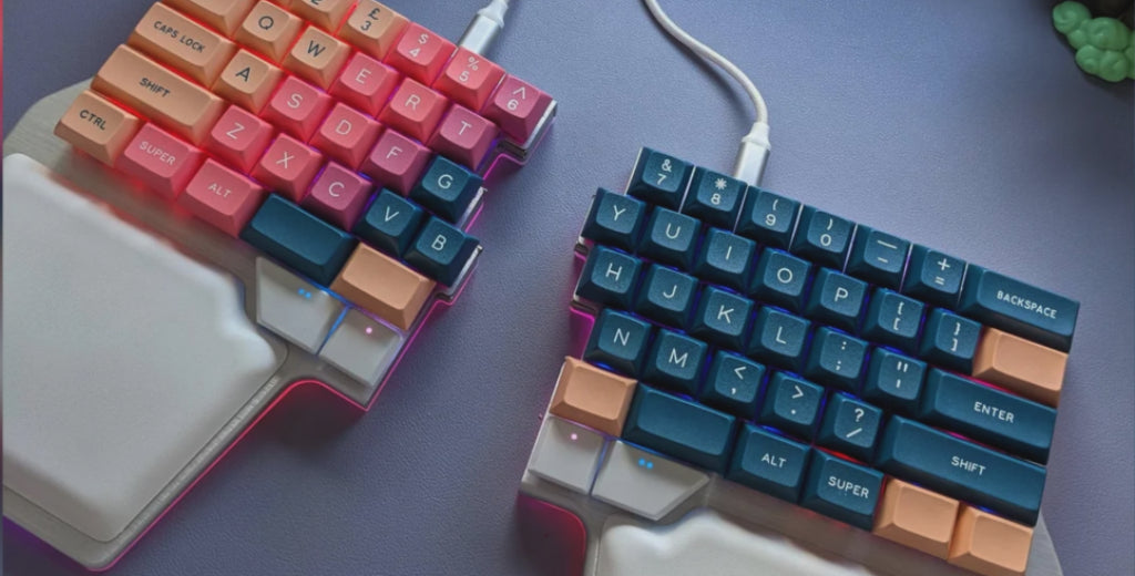 Dygma Raise with DSA keycap profile
