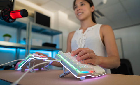 Dygma Raise tenting kit