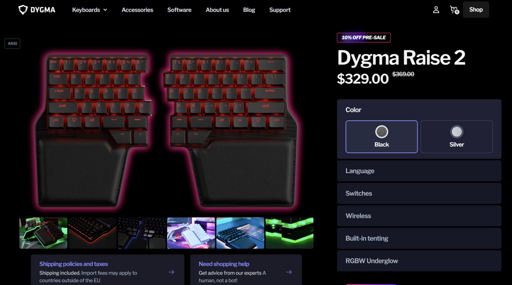 Dygma raise 2 discount