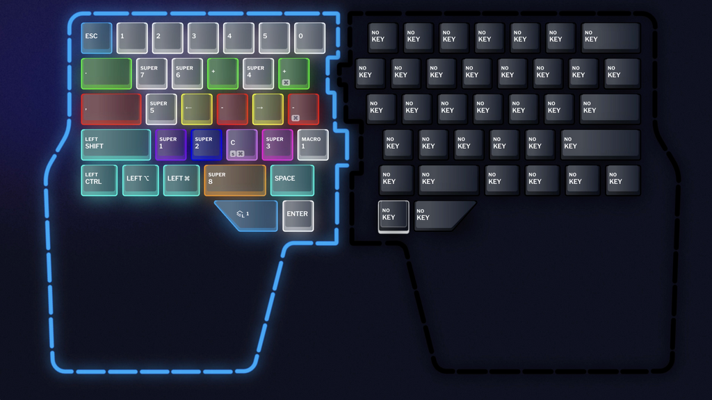 Lightroom macro pad Raise 2