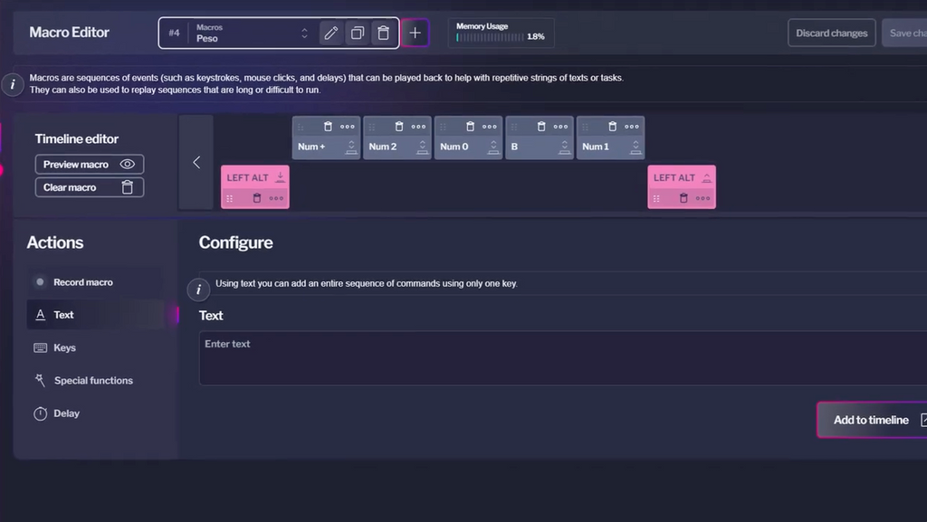 Symbols programmable keyboard