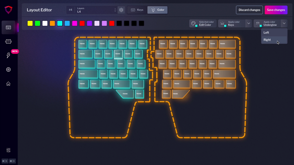 Bulk options color bazecor