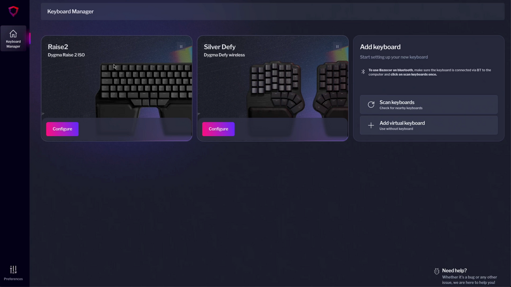 keyboard manager bazecor