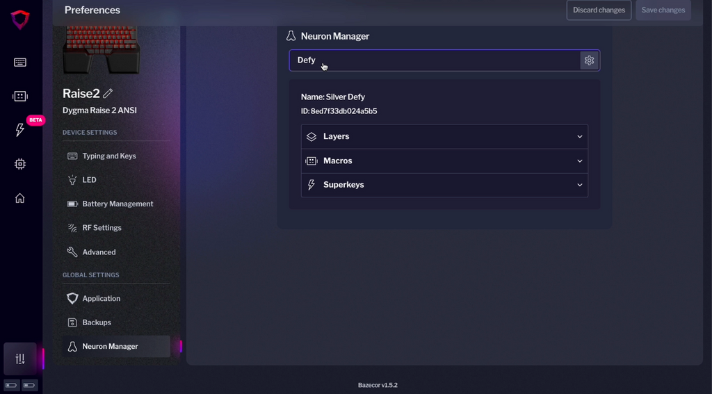 Neuron manager