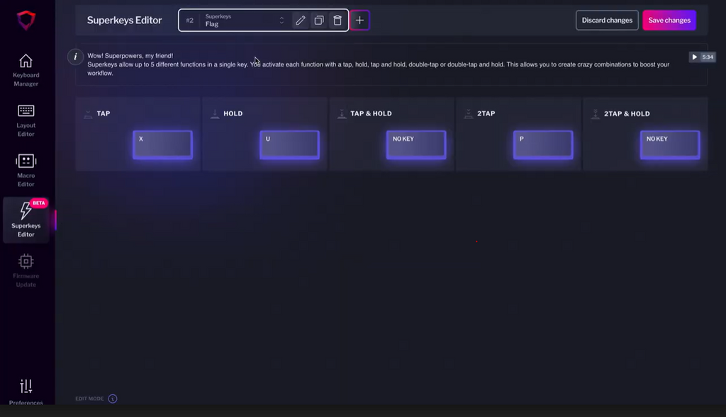 Dygma Bazecor Lightroom Macros